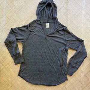 Alternative Apparel Charcoal Hooded Sweatshirt